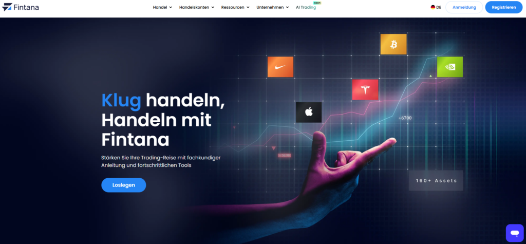 fintana homepage in german